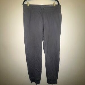 Goodfellow Gray Knit Jogger Pants With Slim Tapered Leg Adjustable Drawstring M